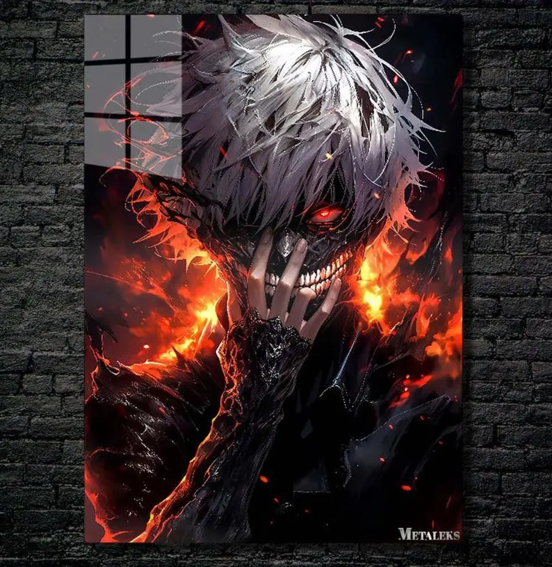 poster Ken kaneki,Tokyo ghoul  - Anime Poster Decor Wall - No Frame
