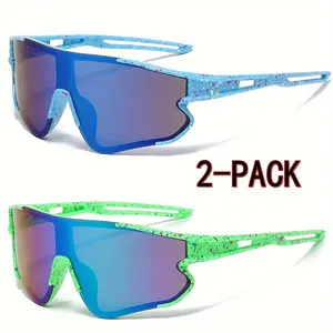 [Birthday Gift] 2pcs, Y2K Fashion Youngsters Glasses - Birthday Gift Combination Set Including Manual, Suitable for 3-10 Years Old