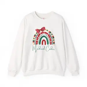 Medical Coder Holiday Christmas Rainbow Sweatshirt