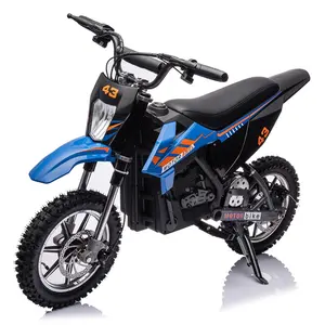 【Black Friday】GARVEE 36V Electric Dirt Bike for Youth, 350W Motor, 15.5 MPH Top Speed, LED Lights, Supports Up to 175 lbs, Available in Blue and Black
