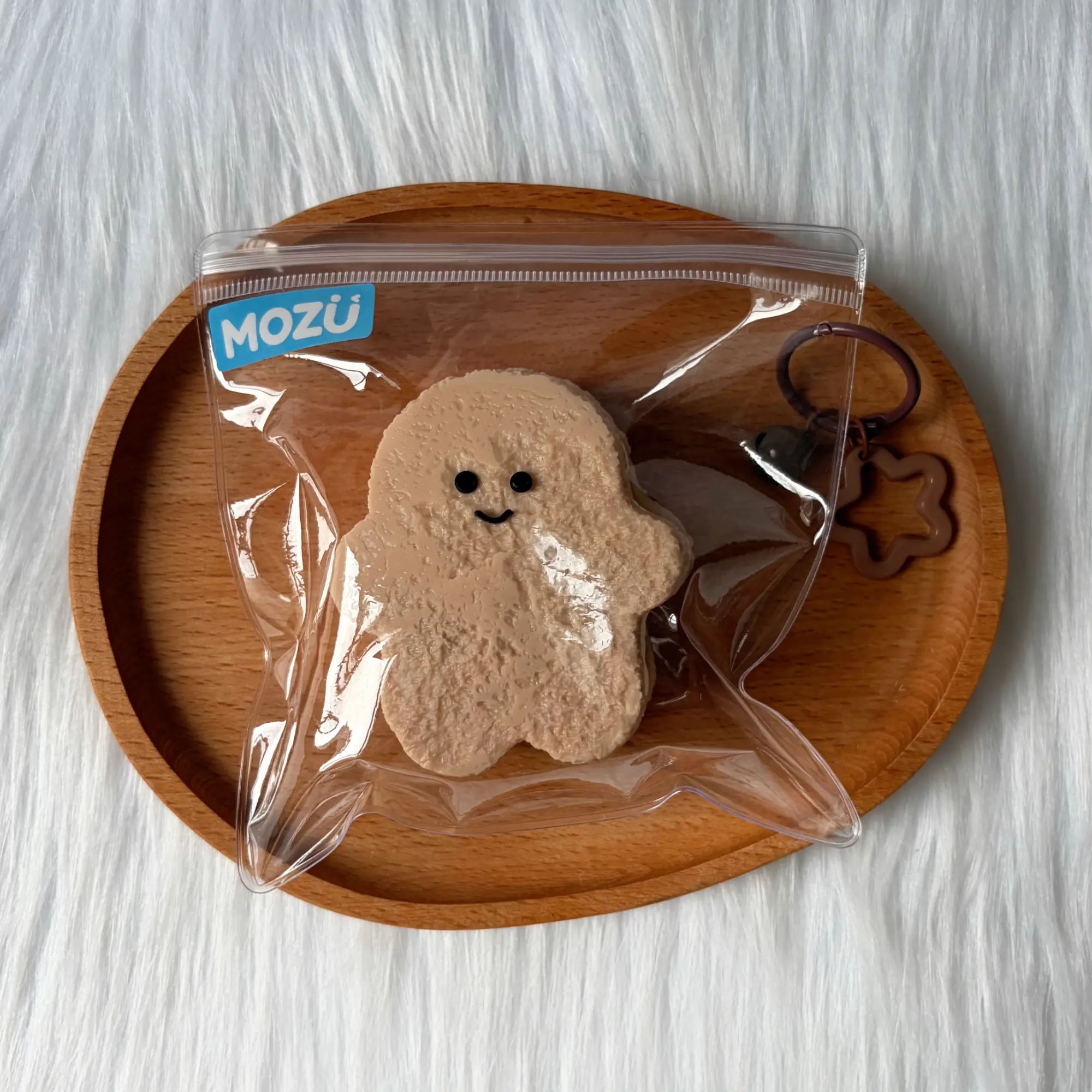 Soft Squishy Silicone Taba Gingerbread Man Fidget Toy - Classic Texture Slow Rebound Stress Relief Item, Unisex Sensory Toy for Birthday Holiday Gifts, 176g
