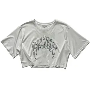 Kill Crew Crop Top Fit Womenswear Soft Comfort Tshirt Summer Streetwear Shortsleeve Casual