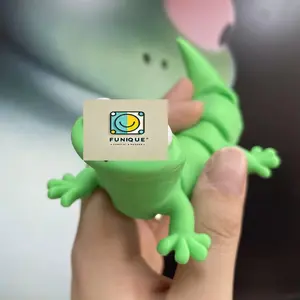 Cute Flexi Lizard Mini Desk Companion 3D Printed Articulated Desk Decor