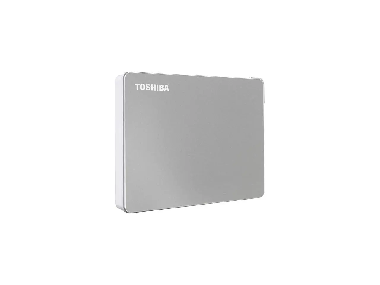 TOSHIBA 2TB Canvio Flex Portable External Hard Drive USB 3.0 Model HDTX120XSCAA Silver