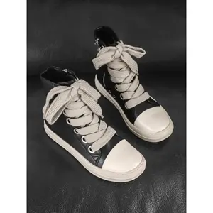 Unisex High Top Sneakers, Breathable Leather Upper, Anti-Slip Durable Sole, Lightweight Support, Daily Wear Preferred Choice