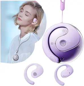 【Flash Sale】Open ear Headphones Wireless Bluetooth ,Bluetooth 5.4, HiFi Sound, Continuous Use for 20H, Portable Charging Case with Chargeable , Wireless Earphones for Travel & Sports Over The Ear Earbuds