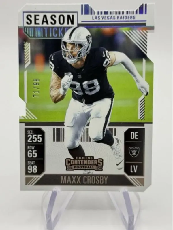 Maxx Crosby 2024 Panini Contenders Football
