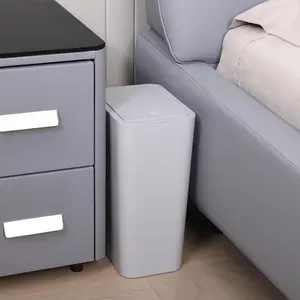 Trash Can with Lid, 1 Count 2.6 Gallon / 10 Liter Garbage Can with Lid, Wastebasket with Pop-up Lid for Toilet, Office, Bedroom, Living Room, Home Trash Can, Summer for Gift, Kitchen Bin