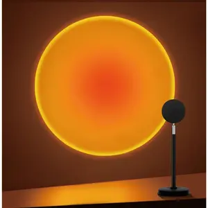 Sunset Lamp Projector, 180 Degree Rotation Sunset Projection Light Led Night Light Floor Lamp with USB Port,Sunset Lamps for Photography Party Bedroom Decor,Christmas Gifts for Women