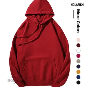 Holafish Oversized Womens Hoodies Fleece Hooded Unisex Sweatshirts Fall Fashion Outfits 2025 Cute Clothes with Pockets