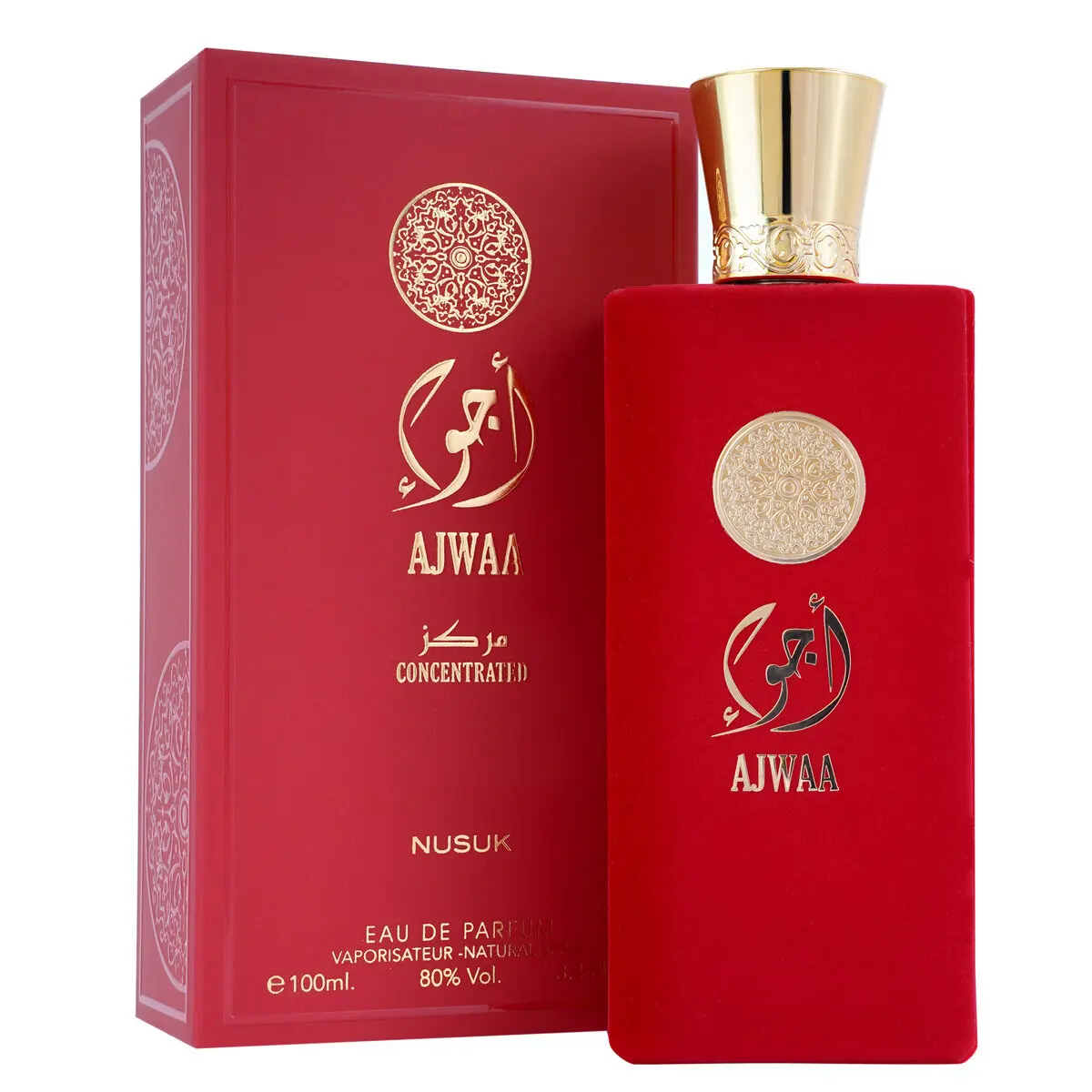 Nusuk Ajwaa Concentrated for Women Eau de Parfum Spray, 3.4 Ounce