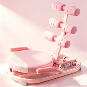 【Summervibes】Ab Machine/Ab Workout Equipment, Spring Design,Leg Lift/waist Twist, Silent Anti-slip Base, Essential for Home Gym sport Foldable workout machine folding