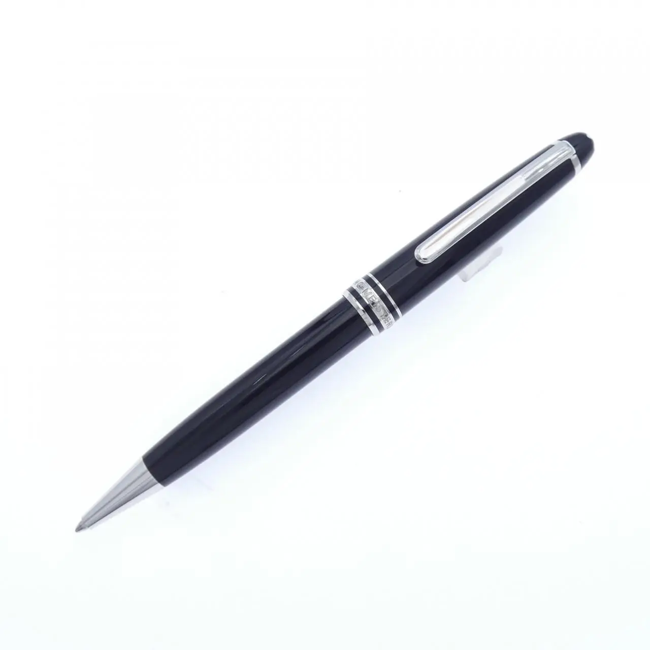 Pre-owned Montblanc Others Small Leather Goods Meisterstück Platinum Ballpoint Pen