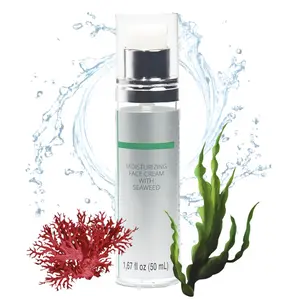 Advanced Seaweed Collagen Cream - Sea Moss Radiance-Boosting & Redness-Reducing Face Moisturizer | Oil-Control Mattifying Formula | Soothing & Calming Face Cream for Brighter Skin | for Women & Men