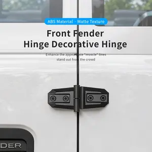 Car Body Creative Decoration Kit, Easy Install Hinge Decorative Pieces, Transform Your Car Instantly, Universal Fit, Quick Style Change
