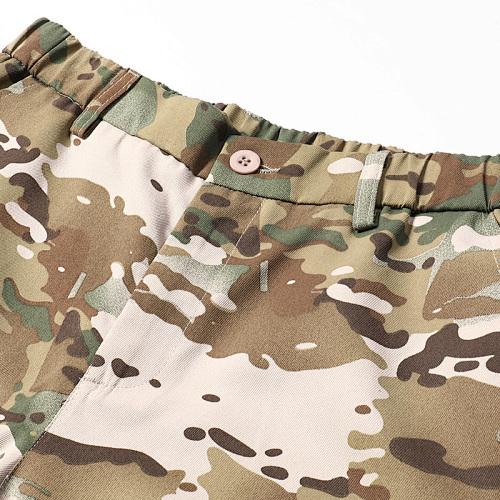 Men’s cargo shorts — new for summer. Camouflage tactical shorts with multiple pockets and a loose fit; knee-length streetwear casual design featuring distinctive cargo pocket details, buttons, and buckles—perfect for summer leisure and street gatherings.