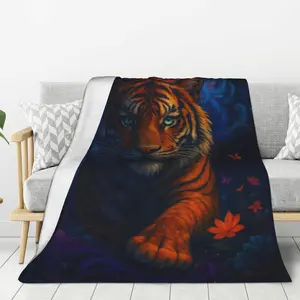 Tiger blanket - Soft blanket - Tiger printed blanket