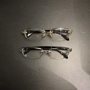 Bold Luxury Square Frames Eyeglasses - Fashion Eyewear for Men & Women Anti-Blue Light Glasses Frame Unisex Anti-Dust Eyewear, Unisex Fashion Accessories Clear Durable Multi-Color