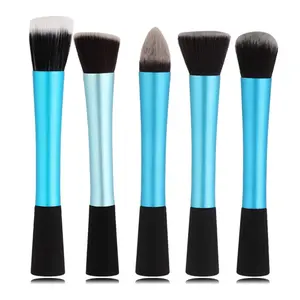 Set (5pcs) Kabuki Makeup Brushes Foundation Powder Silky Cosmetic