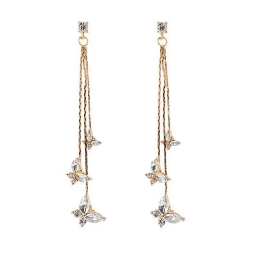 Butterfly Long Dangle Drop Earrings for Women