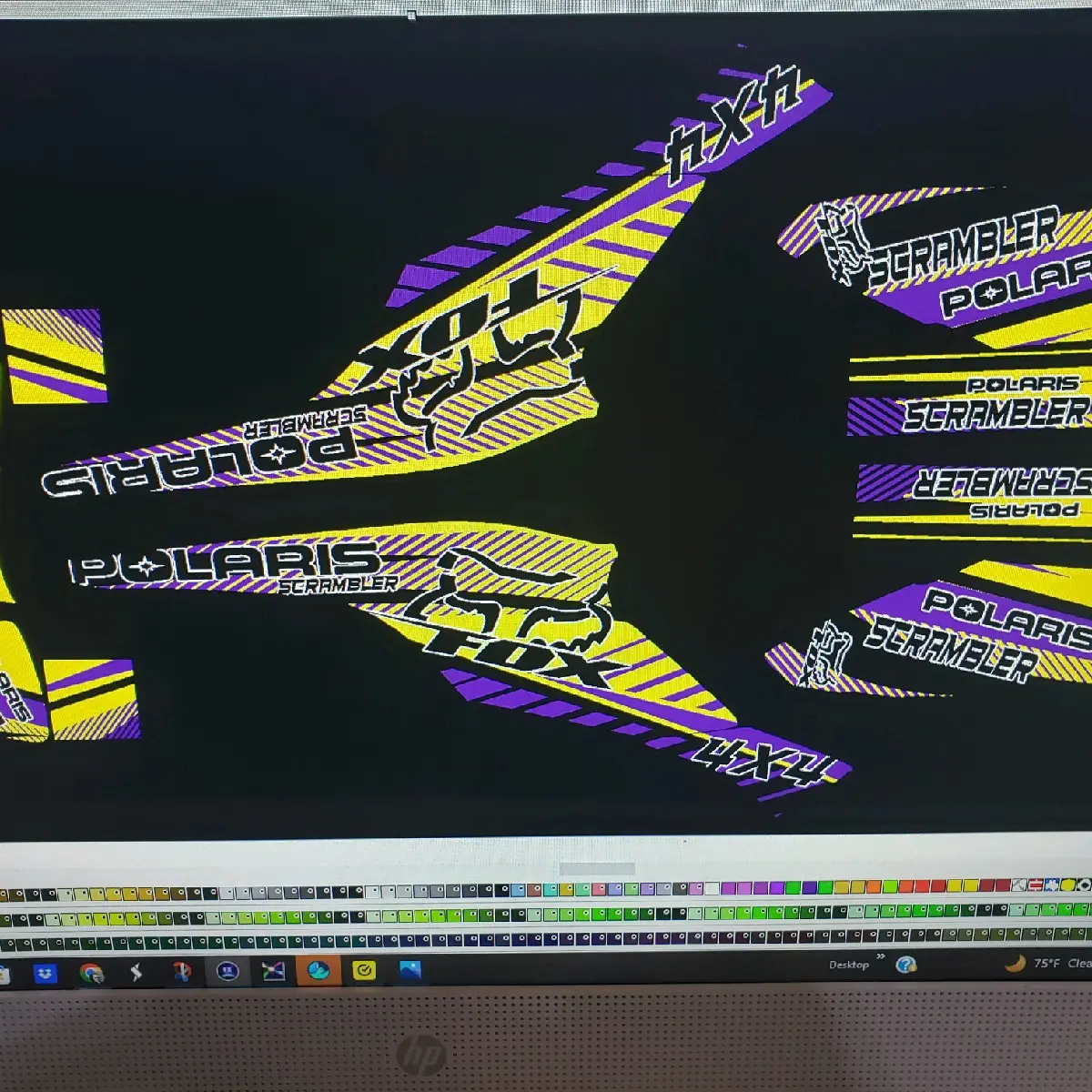 Polaris scrambler Graphic kit