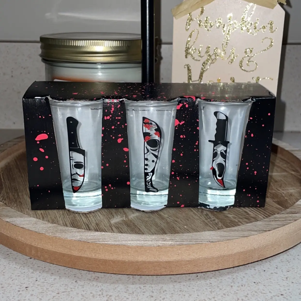 horror shot glass horror shot glass
