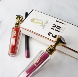 Smooth and Creamy GBADDIE 2 In 1 Lip Kit Makeup Matte with Bonus Lipliner and Vitamins for Healthy-Looking Lips