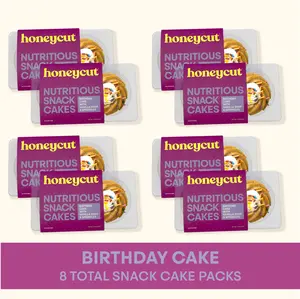 BIRTHDAY CAKE PACK - Protein-packed, Lower-sugar, Gluten-free - Better-for-You Sweet Snacks