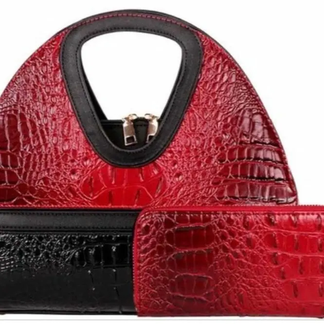 Croc Handbag w/wallet