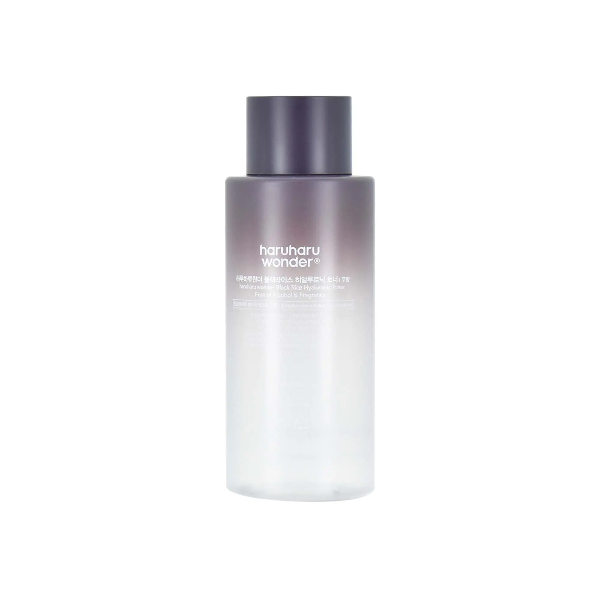 Haruharu Wonder Black Rice Hyaluronic Toner Fragrance Free (150ml) for Sensitive Skin Skincare Hypoallergenic