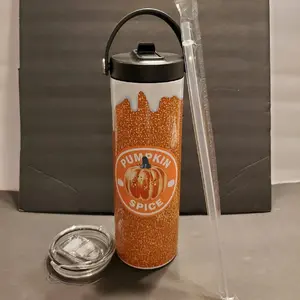 20oz Tumbler with Handle-pumpkin Spice