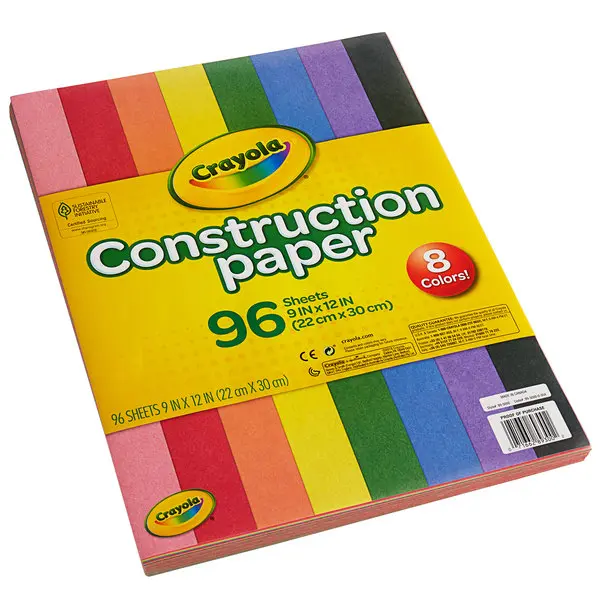 Crayola 96 Sheet Multi-Colored Construction Paper Crayola 96 Sheet Multi-Colored Construction Paper