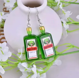 Alcohol Earrings, Drink Earrings, Whiskey Earrings, Cute Earrings
