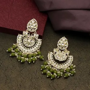 Kundan Jhumkas
