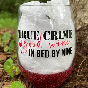 Halloween Wine Glass