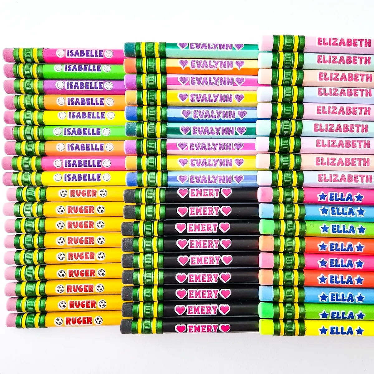Custom Name Pencil Set For Teachers And Students Custom Name Pencil Set For Teachers And Students