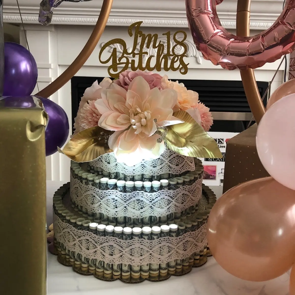 Money Cake, Birthday Cake, Special Occassion, Birthdays, Holidays