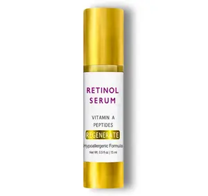 La Colibri Skincare Regenerate Retinol Serum 0.5 fl.oz. 15ml. Powerful Anti Aging Skincare Serum With Hyaluronic Acid and 7 Organic Ingredients - No More Needles - Glow Recipe - Vegan - Cruelty Free.
