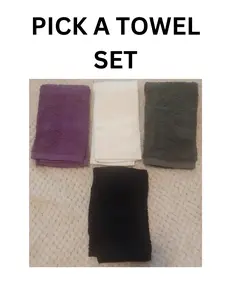 Monogram Hand Towel Set Pick A Blank Hand Towel Set Reusable Soft Absorbent Multicolor