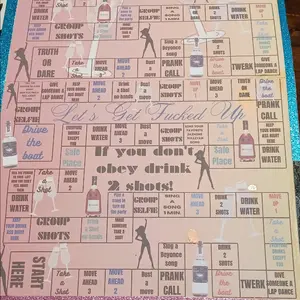 Game Board Game, can also be personalized with name add 5.00