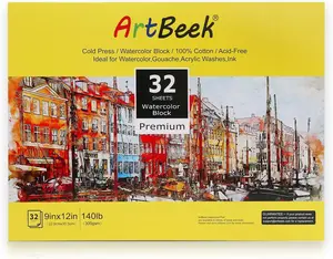 ArtBeek Watercolor Paper 100% Cotton 140lb/300GSM