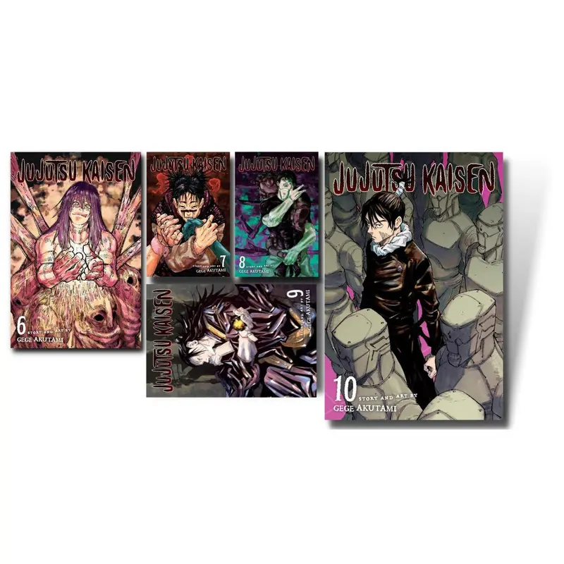 Gege Jujutsu Kaisen Vol 6-10 Manga Comics Edition