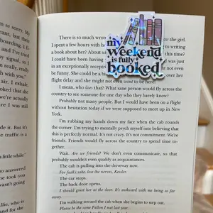 BOOKMARK my weekend is booked BOOKMARK my weekend is booked