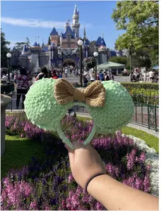 Handmade Crochet Mouse Ears- Tinkerbell inspired