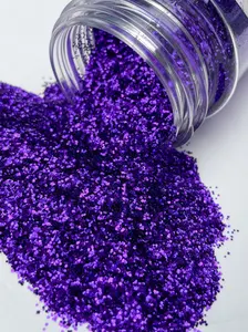 Grape Soda - Purple Metallic Fine Glitter for Tumblers, Ornaments, Slime & More - 2 oz. Polyester Glitter in a Plastic Shaker