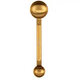 Metal Measuring Spoon Kitchen Stainless 2-in-1 Teaspoon and Tablespoon