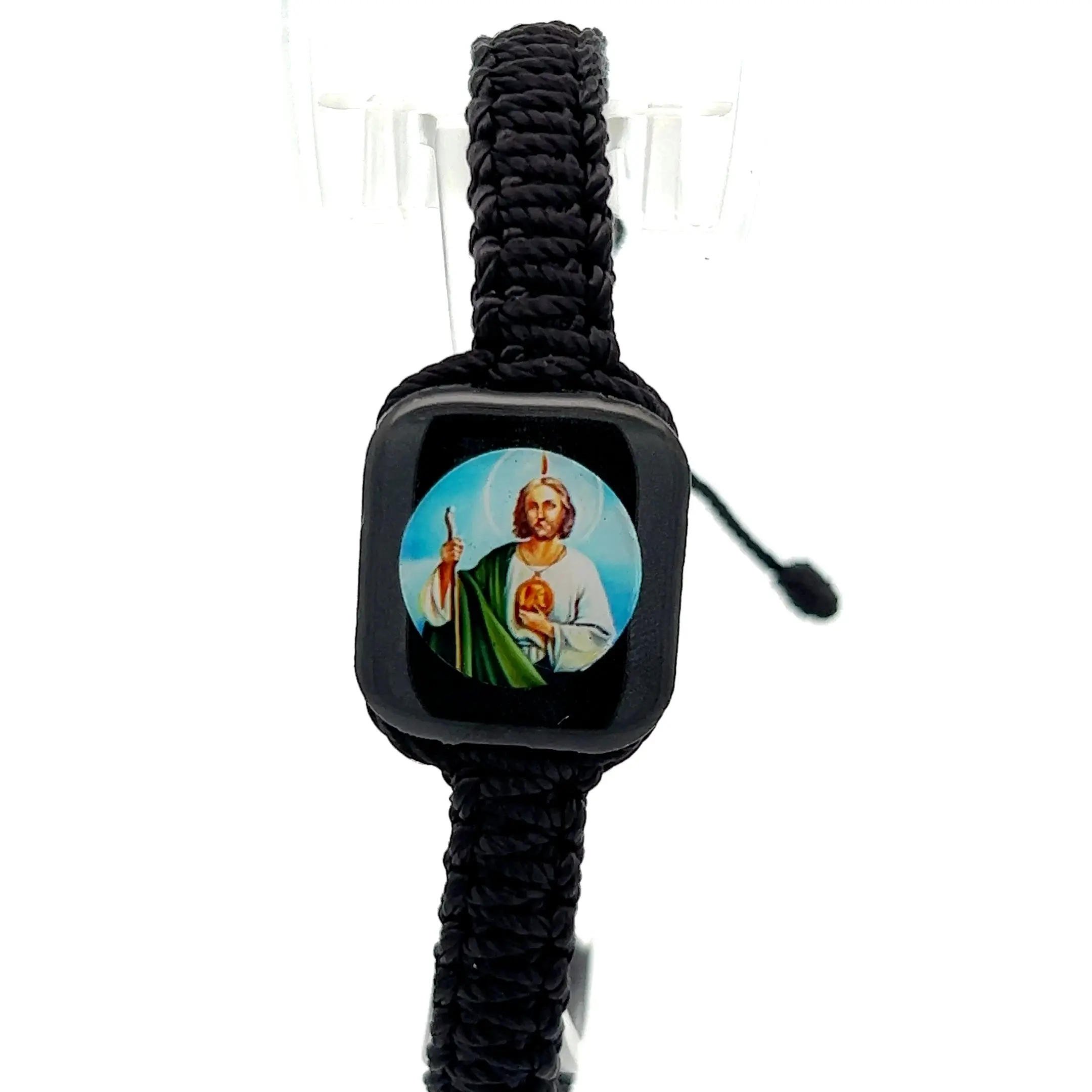 St Jude Black Handmade Bracelet