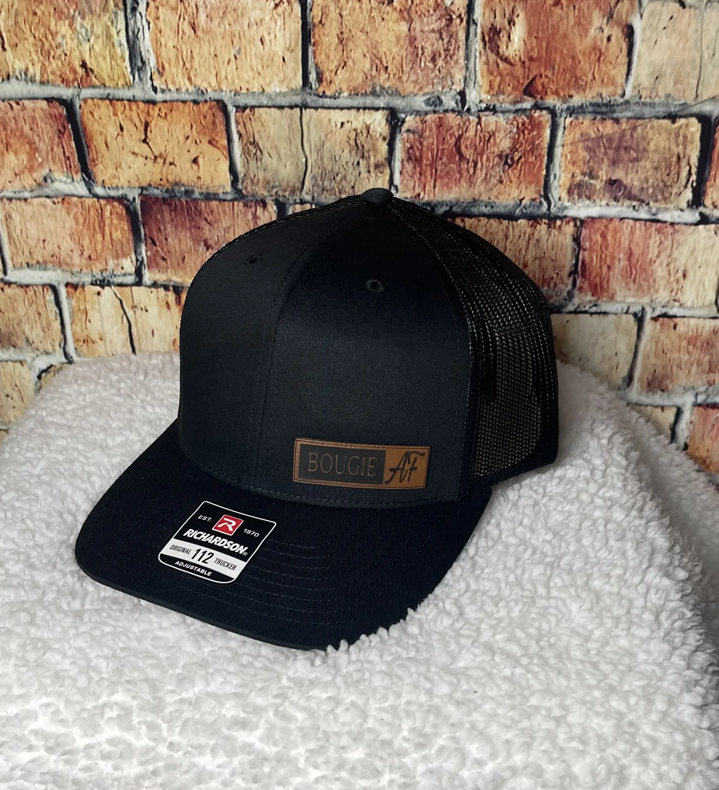 "Bougie AF" Mens Corner Patch Hat