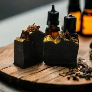 Mini Charcoal Cleansing Bar - Cold Processed Soap Oil Control Oil Control All Skin Types Oil Control All Skin Types Sensitive Skin