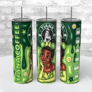 Princess Tiana Puffy Tumbler